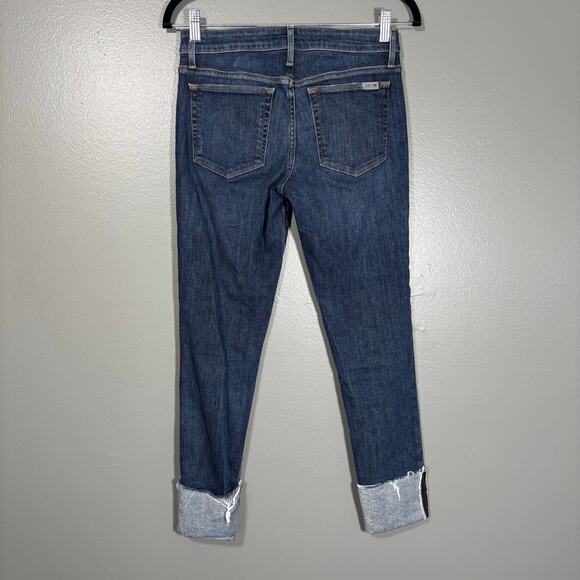 Joe's Women's Cuff Crop Midrise Medium Wash Carpi Jeans - Size 26 - Stretch Jean - Picture 7 of 7